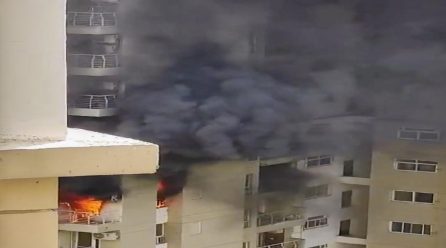 Noida Apartment Fire: AC Explosion