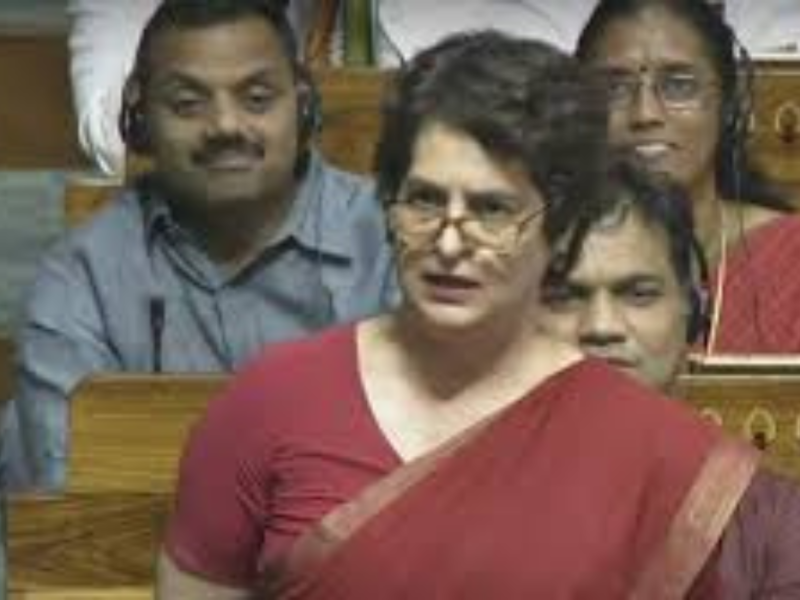 Priyanka Gandhi Defends Nehru’s Stance on Vande Mataram in Parliament